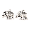 Tibetan Style Alloy Charms Pendants TIBEP-A124745-AS-LF-1