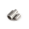 304 Stainless Steel Magnetic Clasps Hand Polished STAS-C127-18D-P-2