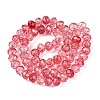 Transparent Glass Beads Strands X-GLAA-T023-8mm-A13-2