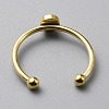 304 Stainless Steel Cuff Ring Components FIND-WH0129-74A-G-2