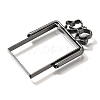 Alloy Open Back Bezel Pendants PALLOY-I223-10B-2