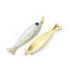Brass Pendants KK-D019-29C-06G-2