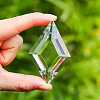 Rhombus Faceted K9 Glass Suncatchers PW-WG319FE-01-2