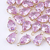 Transparent Glass Charms GLAA-T007-11F-1