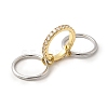 Brass Micro Pave Cubic Zirconia Finger Rings RJEW-P166-01A-01-4