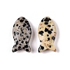 Natural Dalmatian Jasper Pendants X-G-N342-106J-1