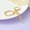 304 Stainless Steel Initial Letter Key Charm Keychains KEYC-YW00004-07-1