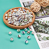 200Pcs 10 Colors Alloy Rhinestone Beads FIND-CW0001-09-5