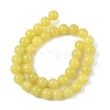 Natural Lemon Jade Beads Strands G-G284-A01-10mm-4