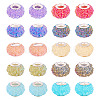 20Pcs AB Color Resin Rose Flower European Beads RESI-TA0004-38-1