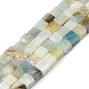 Natural Flower Amazonite Beads Strands G-T139-6x6-31A-4