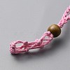 Braided Cotton Thread Cords Macrame Pouch Necklace Making FIND-WH0032-56B-03-2
