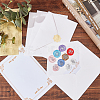 CRASPIRE Gilding Classical Kraft Paper Envelopes with Stickers DIY-CP0004-86B-5