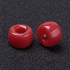 Opaque Acrylic European Beads LS-X-PL338-5-3