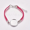 Suede Bracelet Making LS-MAK-WH0007-01B-1