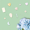 120Pcs Macaron Color Natural Shell Beads SHEL-SC0001-71-5