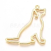 Zinc Alloy Open Back Bezel Pendants LS-PALLOY-D199-11G-1