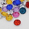 Acrylic Rhinestone Buttons BUTT-J003-M-1
