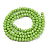 Electroplate Glass Beads Strands EGLA-A034-P8mm-A28-2