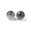 Transparent Crackle Glass Beads GLAA-P029-04-3