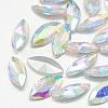 Pointed Back Glass Rhinestone Cabochons RGLA-T083-6x12mm-05-1