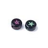 Opaque Black Acrylic Beads MACR-S273-44-3
