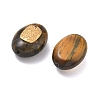 Natural Tiger Eye Oval Beads GG-D002-09G-2