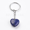 Natural Lapis Lazuli Keychain KEYC-F019-02M-2