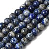 Natural Lapis Lazuli Beads Strands LS-G-A163-07-6mm-2