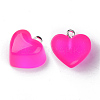 Transparent Resin Pendants RESI-R429-30E-2