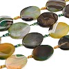 Natural Banded Agate Beads Strands G-P605-L02-04-2