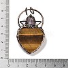 Natural Tiger Eye & Amethyst Big Pendants G-A221-04F-3