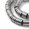 Non-magnetic Synthetic Hematite Beads Strands G-K011-4x1mm-02-2