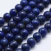 Natural Lapis Lazuli Beads Strands X-G-E465-8mm-01-1