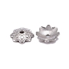 Tarnish Resistant 304 Stainless Steel 8-Petal Flower Bead Caps STAS-J011-03-3