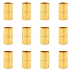8Pcs Brass Magnetic Clasps KK-YW0003-10G-1