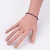 Glass Beaded Stretch Bracelets BJEW-JB02308-02-2