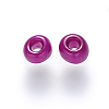 12/0 Baking Paint Glass Round Seed Beads SEED-S036-01A-10-2