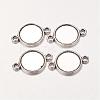 Alloy Cabochon Connector Settings PALLOY-A13117-AS-RS-1