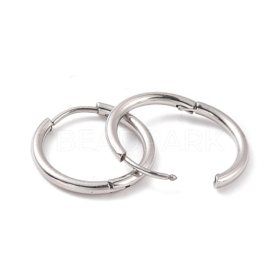 Non-Tarnish 304 Stainless Steel Huggie Hoop Earrings for Women EJEW-F280-07C-P-1