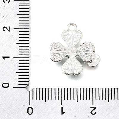 Alloy Rhinestone Enamel Pendants FIND-E049-07B-P-1