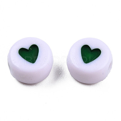 Opaque Acrylic Beads MACR-N008-57C-1