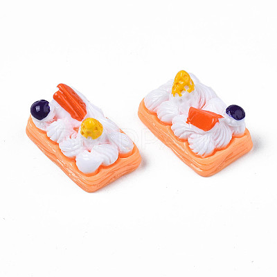 Opaque Epoxy Resin Cabochons LS-CRES-S358-48-1