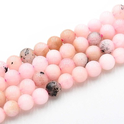 Natural Quartz Beads Strands G-N355-6mm-52-1
