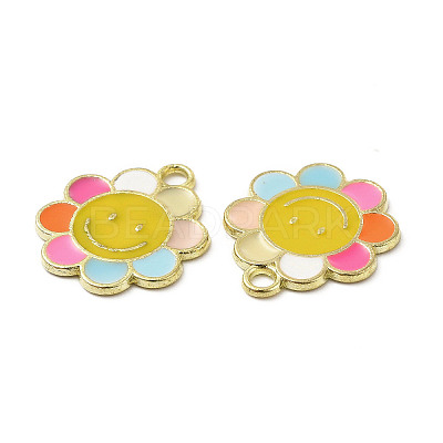 Alloy Enamel Pendants ENAM-B050-04G-02-1
