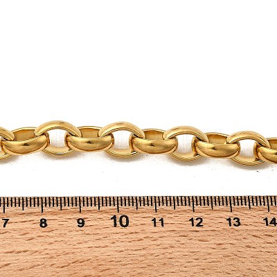 PVD Vacuum Plating 304 Stainless Steel Rolo Chains CHS-P007-02G-1