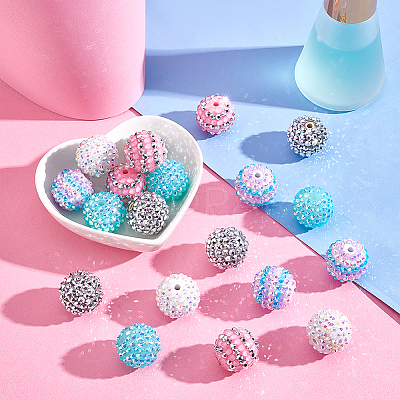 Resin Rhinestone Beads RESI-PH0001-81B-1