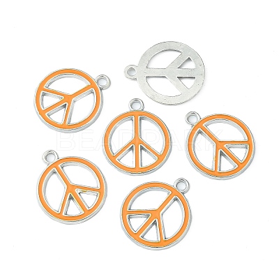 Alloy Enamel Pendants ENAM-P066-1-1