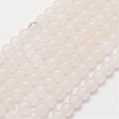 Natural White Jade Beads Strands G-N0190-09-3mm-1