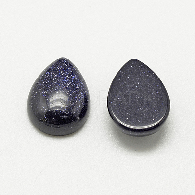 Synthetic Blue Goldstone Cabochons G-R417-18x25-34-1